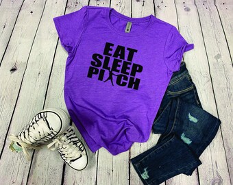 Eat Sleep Pitch softball