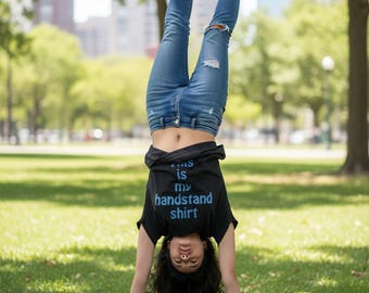 This Is My Handstand Glitter Tee Shirt