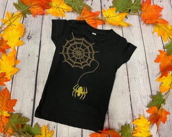 Halloween Glitter Spider Web