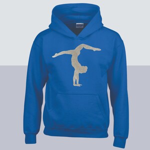 Glitter gymnast Hooded