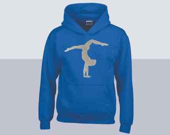 Glitter gymnast Hooded