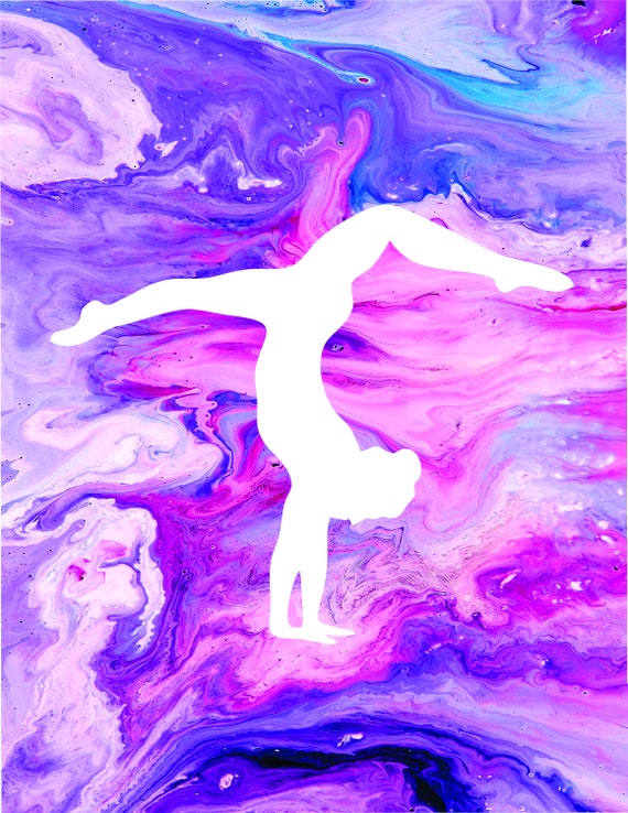 Gymnastics Wall Art Set of 3 Quote and 2 Gymnast Images Etsy Canada