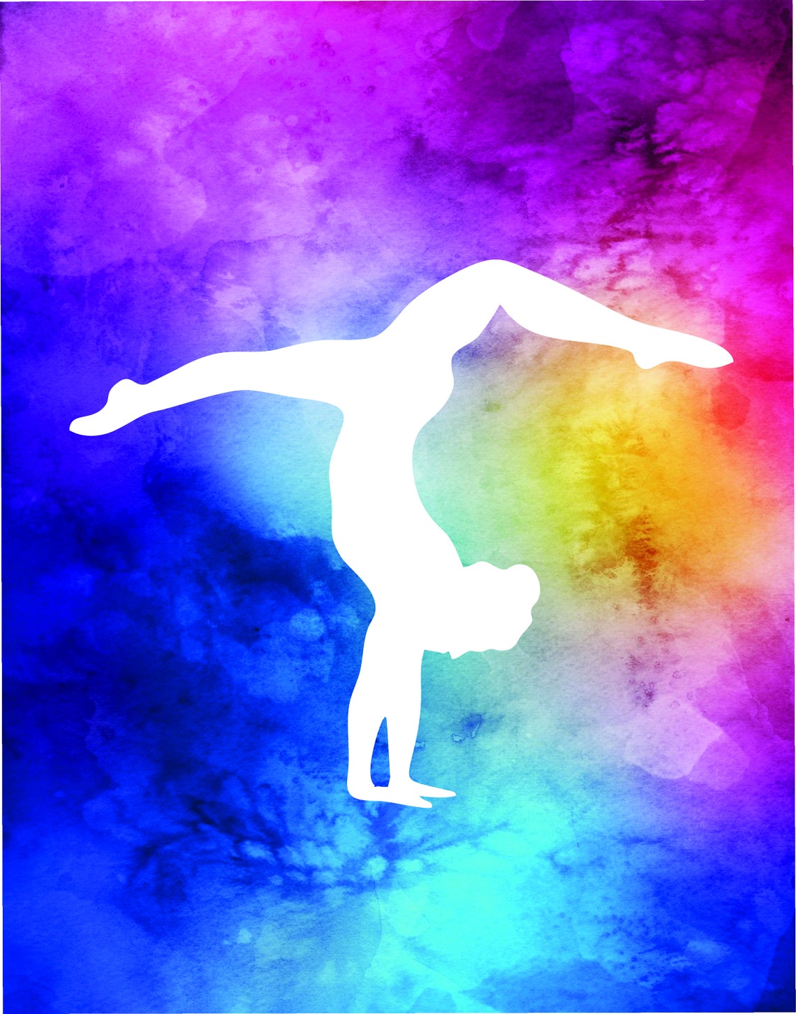 Gymnastics Wall Art Set of 3 Quote and 2 Gymnast Images Etsy