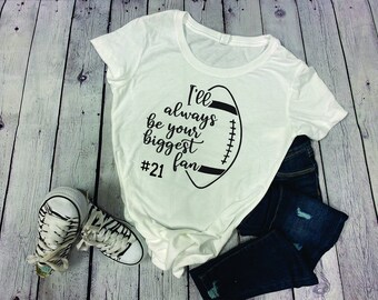 Football Fan #1 with custom #