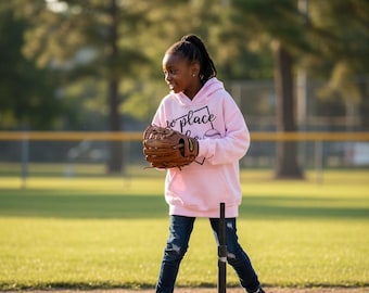 No place like home softball Hooded