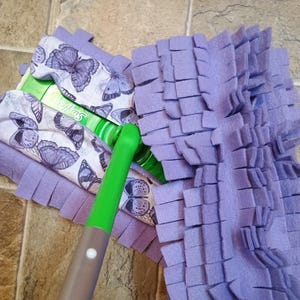 Reusable fleece  dry mop head/Eco friendly/dry floor dusting