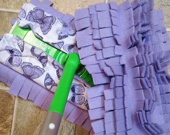 Reusable fleece  dry mop head/Eco friendly/dry floor dusting