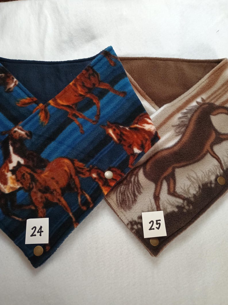 Fleece Cowl Scarf, Western Snap Neck Warmer/fashion scarves Bild 13