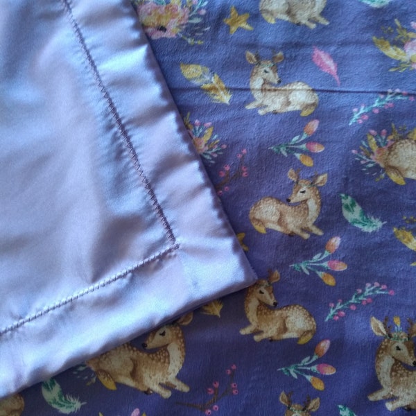 Satin Baby Blanket Etsy