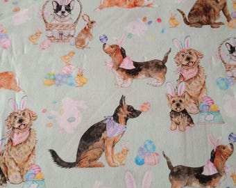 Easter pups/cotton fabric /sewing/crafts