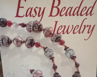 Easy Beaded Jewelry paperback book/beads/patterns
