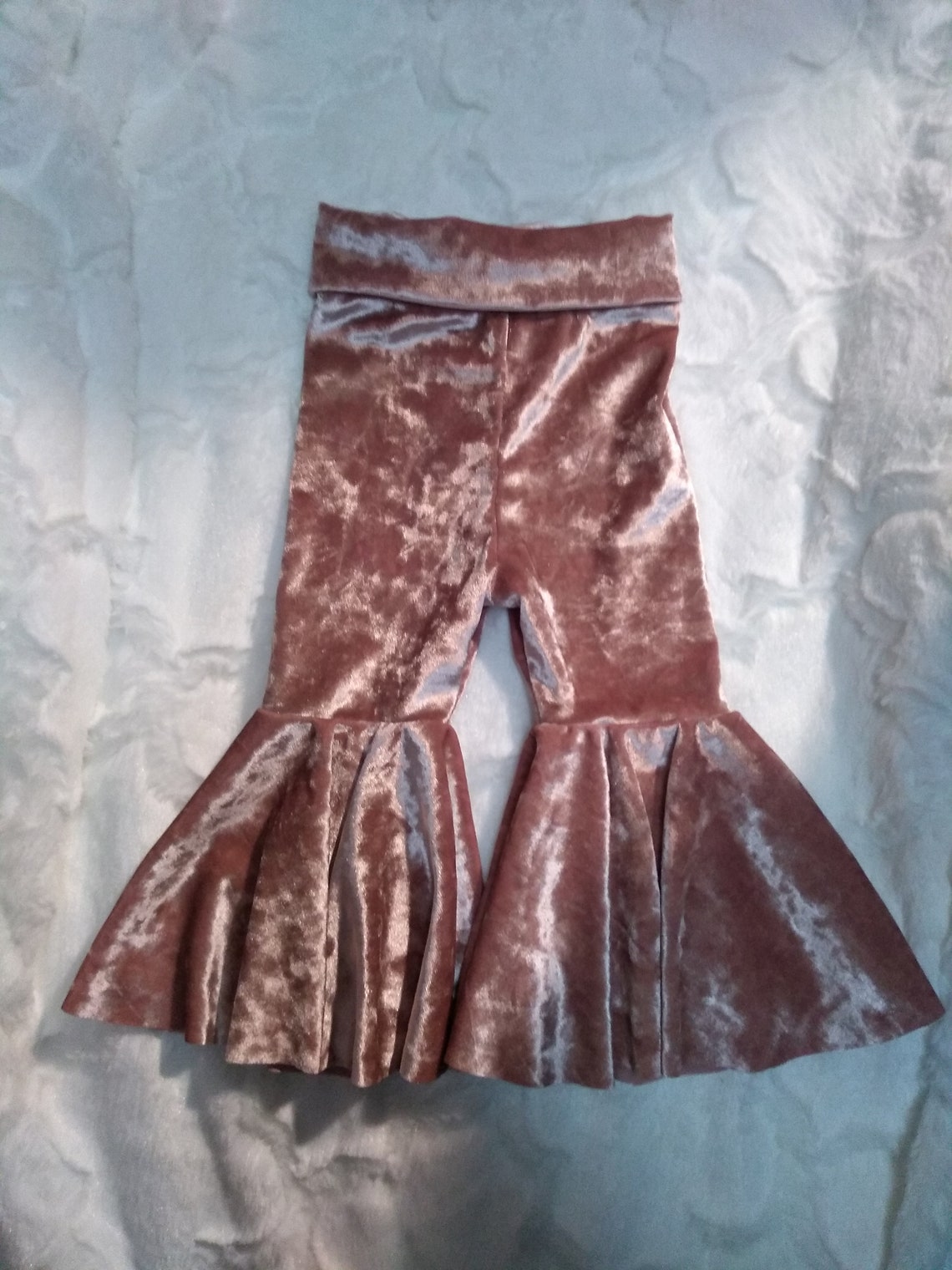 Baby Bell Bottoms/crushed velvet Bell Bottoms | Etsy
