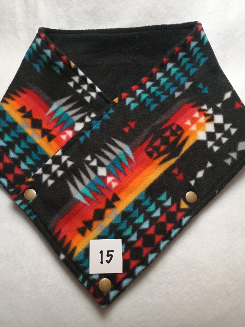 Fleece Cowl Scarf, Western Snap Neck Warmer/fashion scarves Bild 9