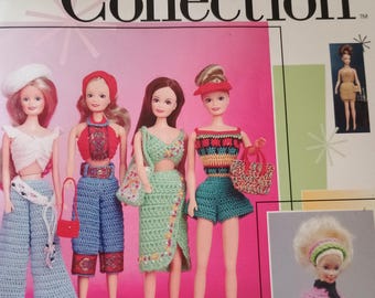 11 1/2 " fashion doll crochet pattern book /Barbie