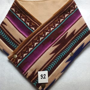Fleece Cowl Scarf, Western Snap Neck Warmer/fashion scarves Bild 17