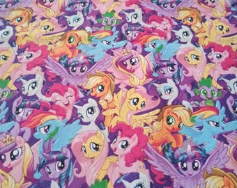 My little pony cotton fabric/ 1 yard/material/sewing/quilting