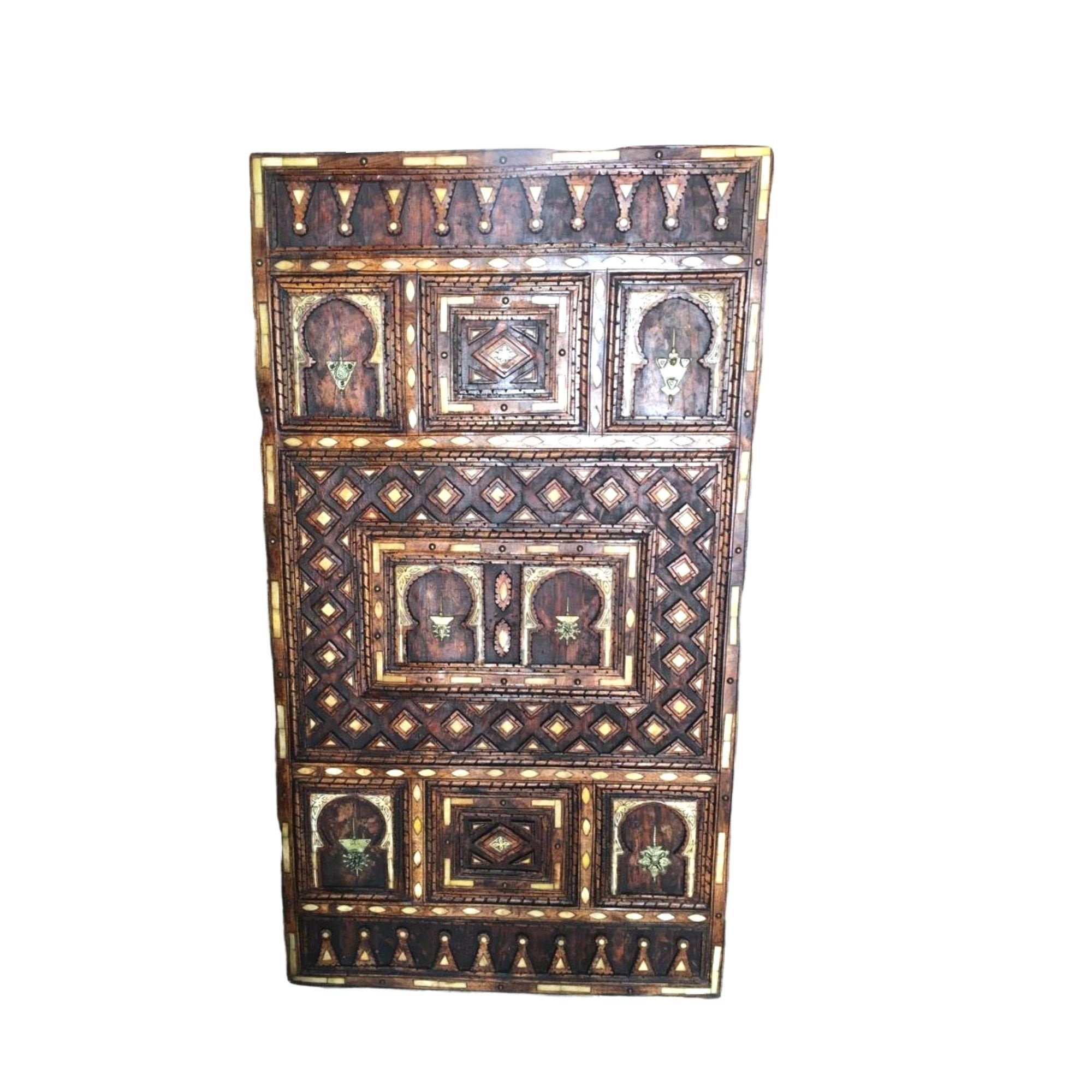 Authentic Moroccan Front Door Vintage Ornately Hand Carved | Etsy