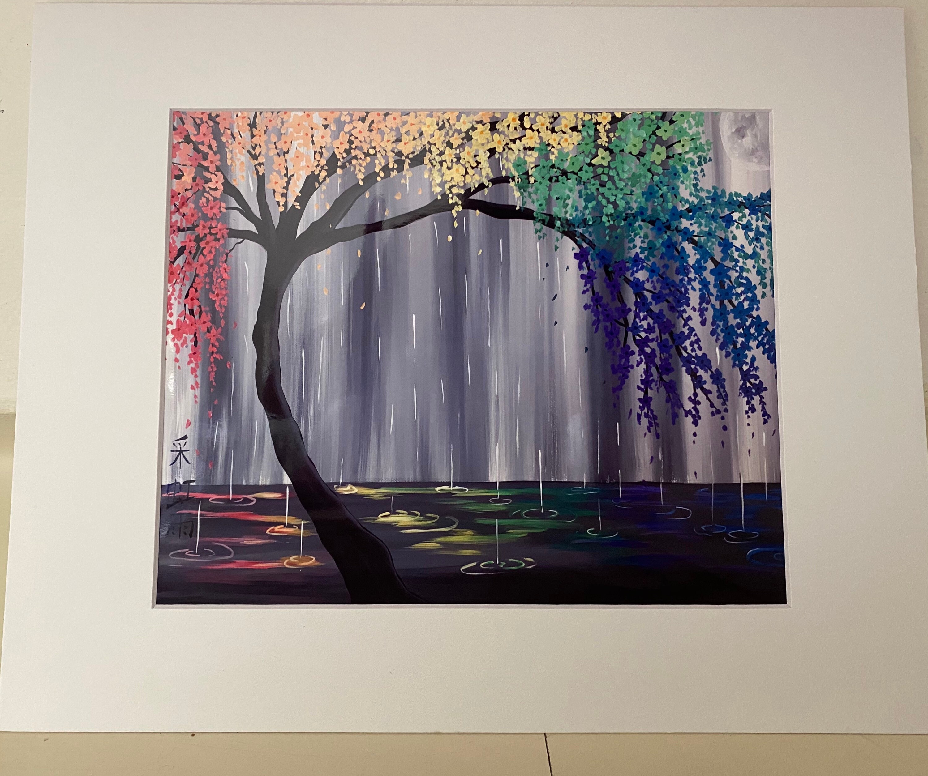 Rainbow Cherry Blossom Tree - Etsy Norway