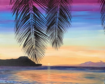 Tumon Bay Tropical sunset