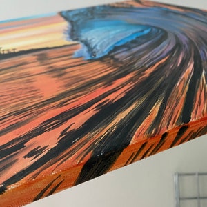 Surf wave painting image 3