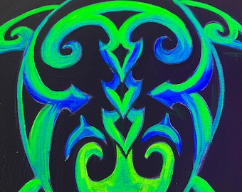 tribal sea turtle
