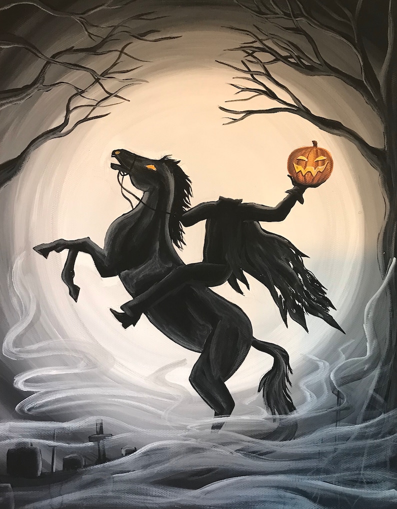 Headless HOrseman Halloween ARt image 1