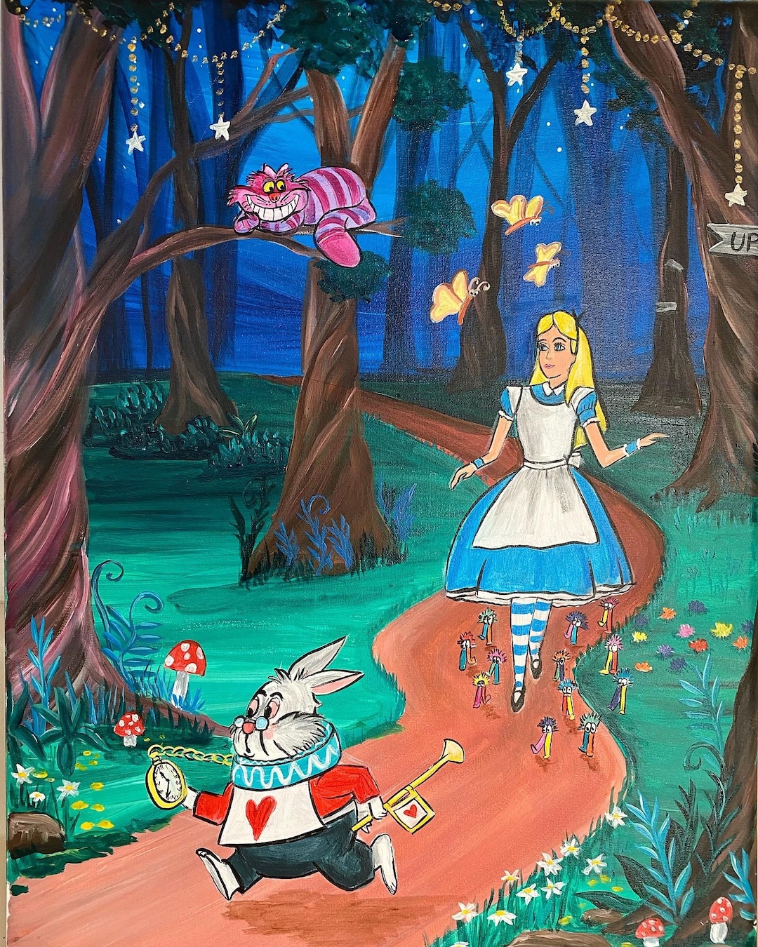 Alice in Wonderland Fan Art - Etsy Canada