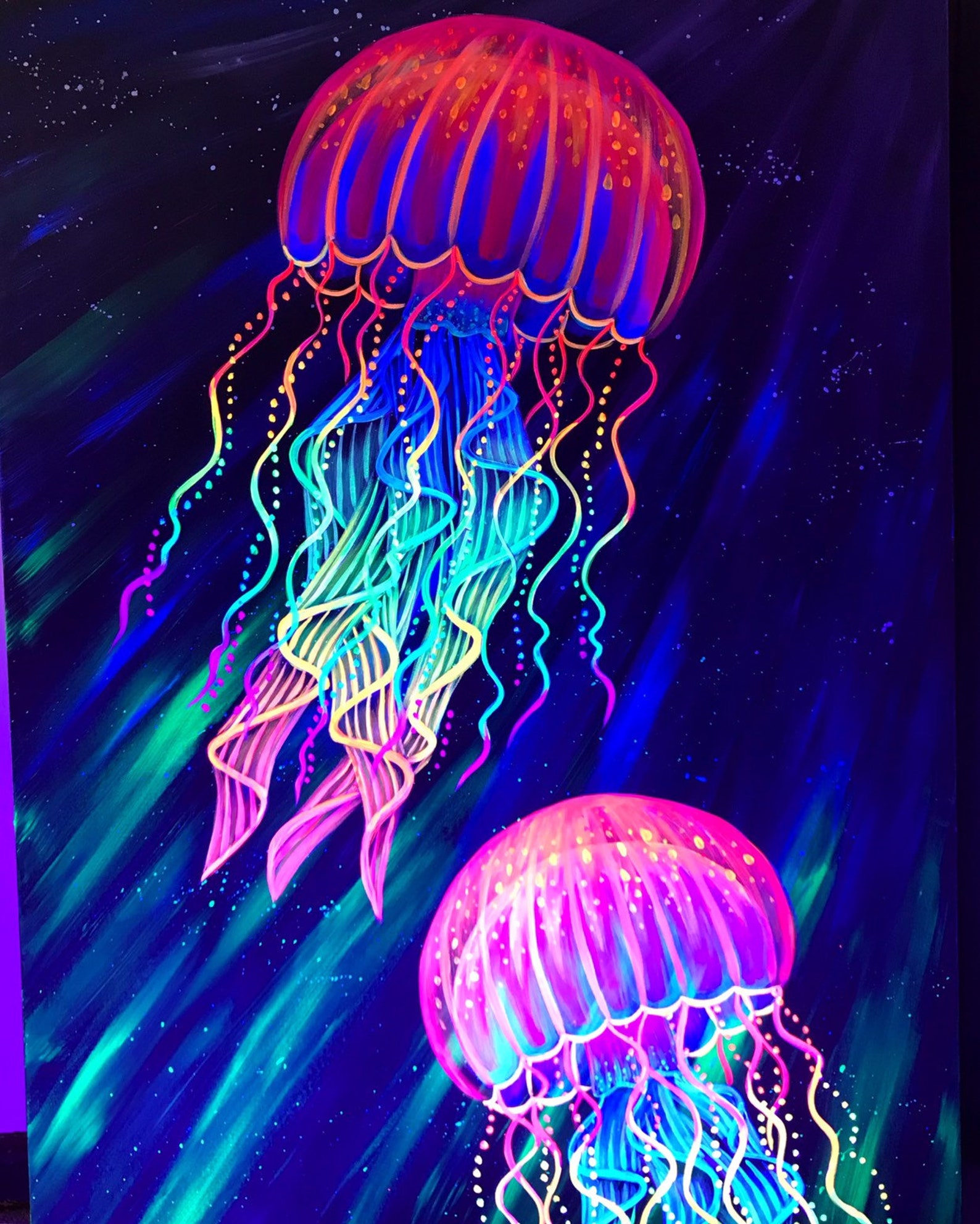 Rainbow jellyfish Etsy