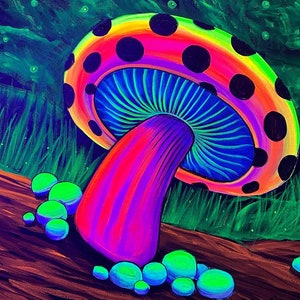 Magic Mushroom painting