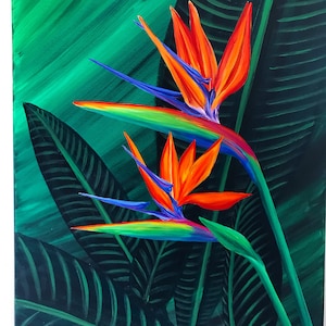 Bird of paradise artwork