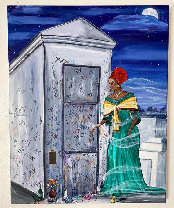 Marie Laveau Painting - Etsy