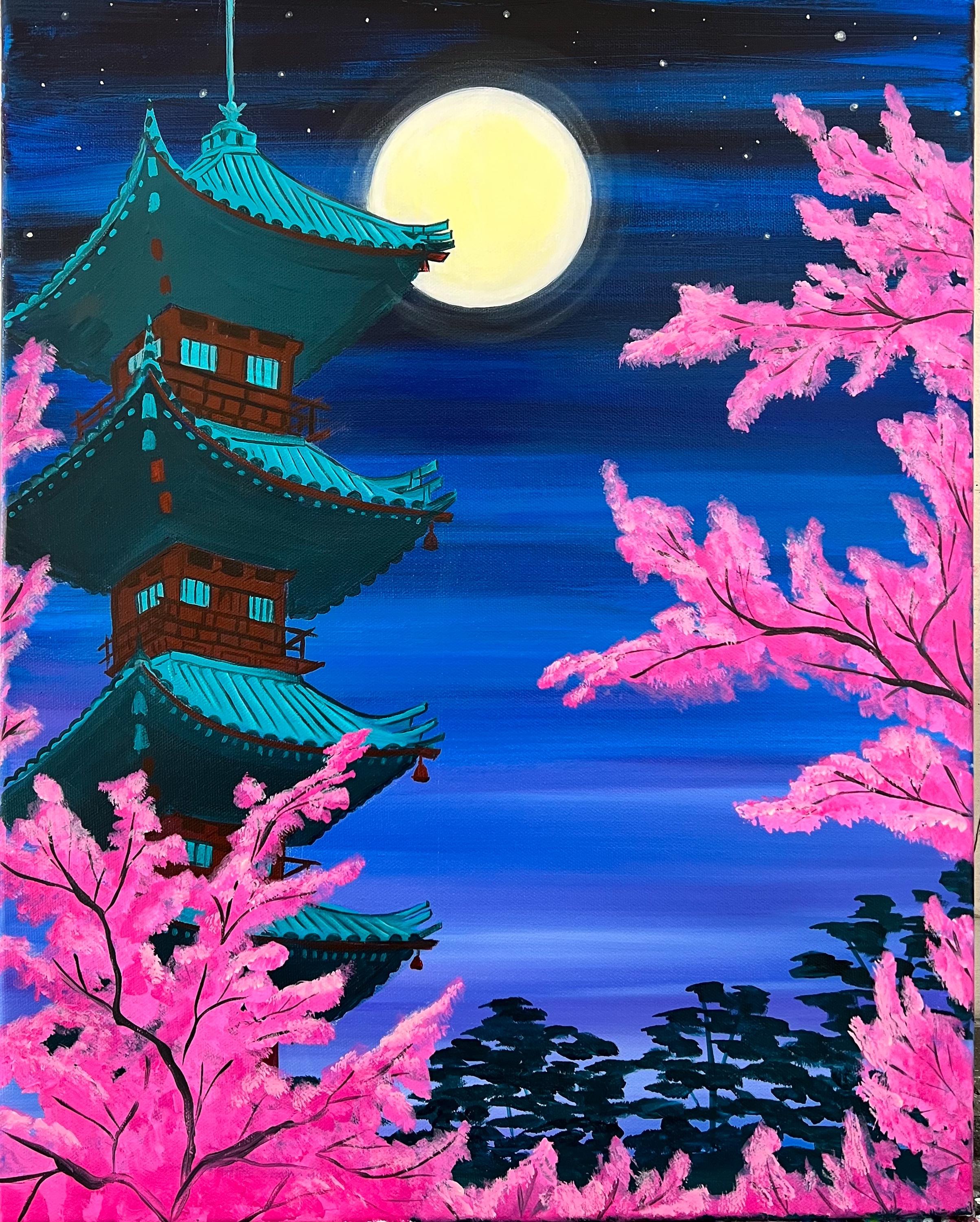 Japanese Temple Art. - Etsy