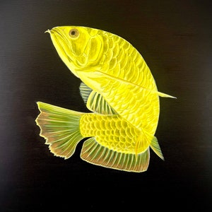 AROWANIA-アロワナグラフィック Arowana Original Painting - Etsy