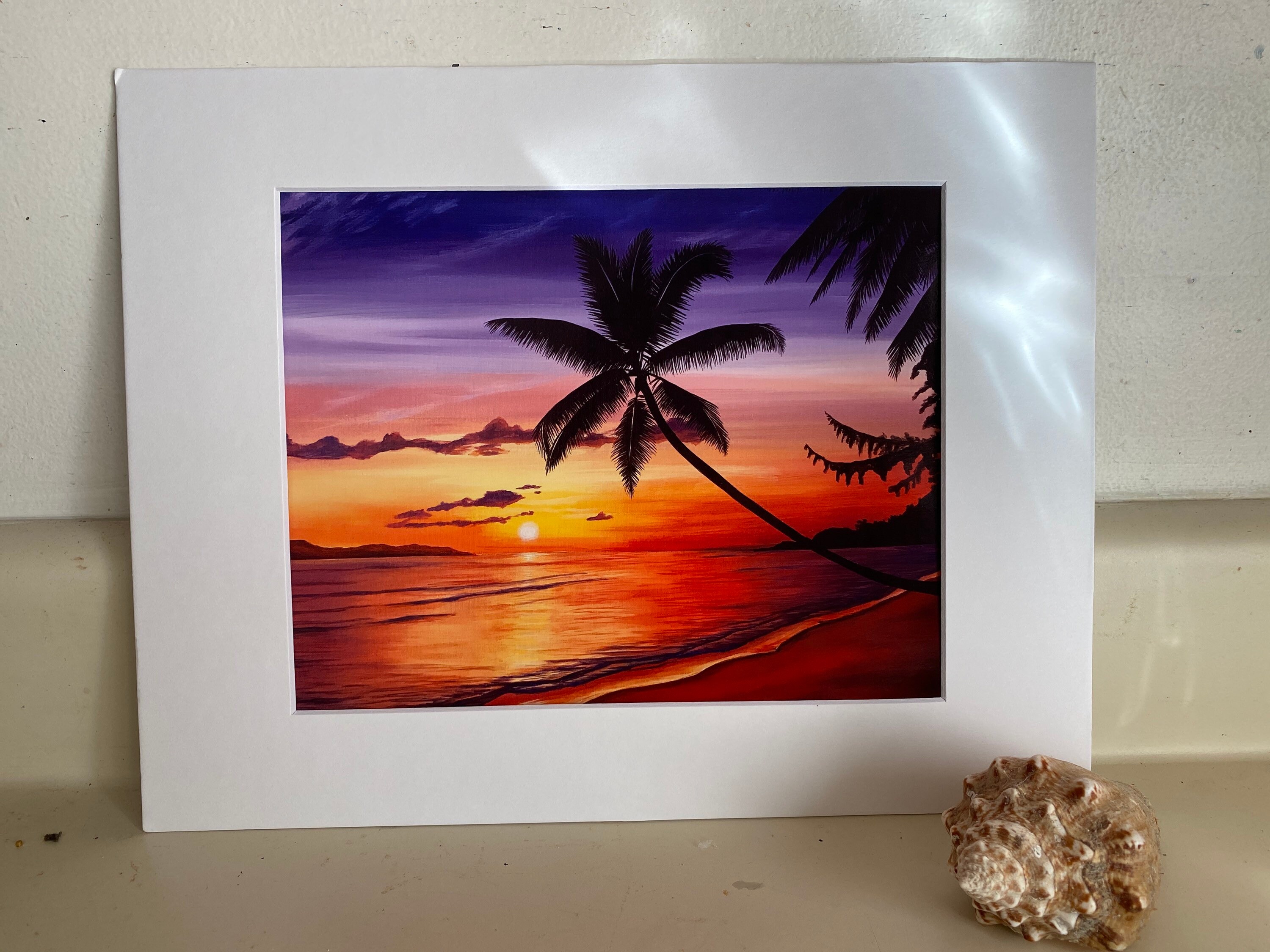 Tropical Paradise Acrylic Painting - Etsy