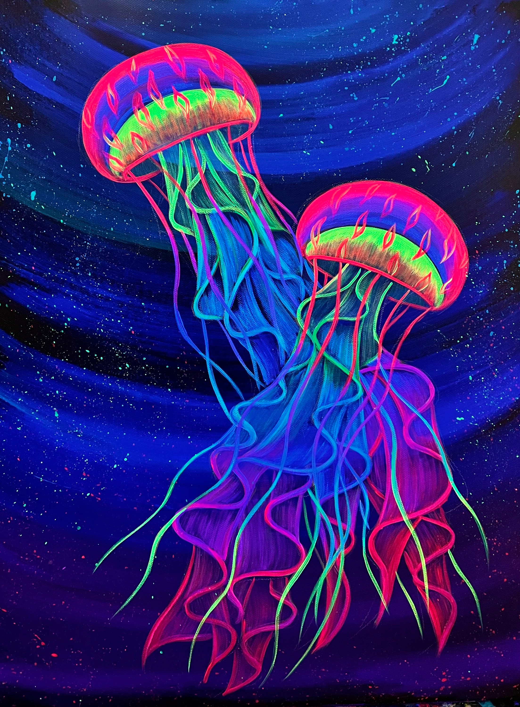 Jellyfish Painting - Etsy
