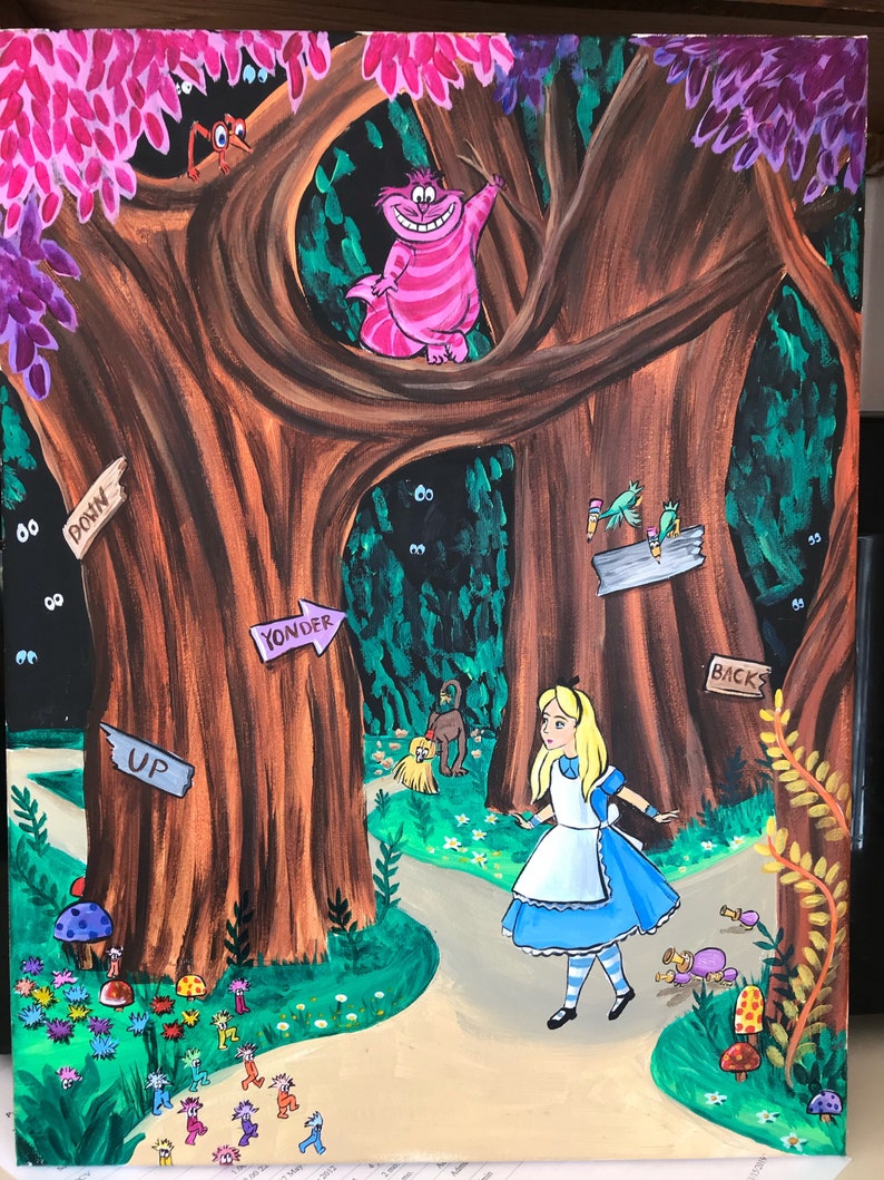 Alice in Wonderland Trails Through the Forest Etsy