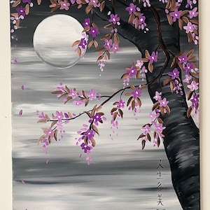 Cherry blossom painting