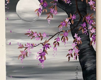 Cherry blossom painting