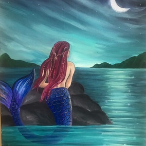 人魚の絵 - Etsy 日本