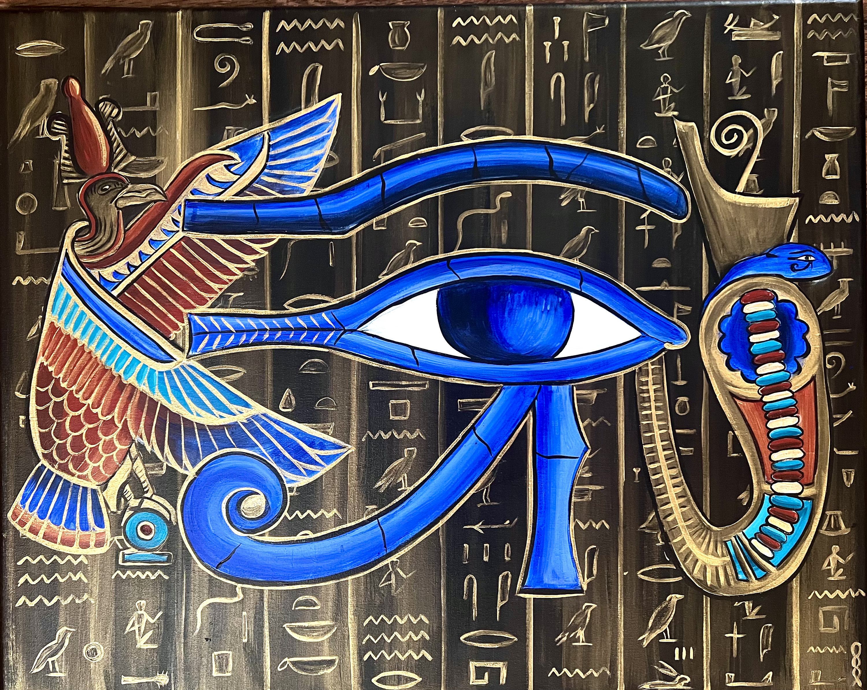 Egyptian Eye of Horus - Etsy