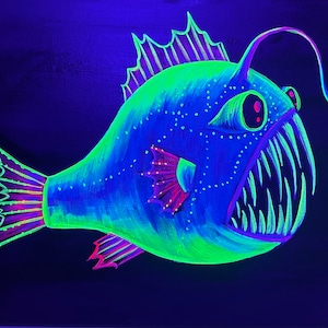 Angler fish art