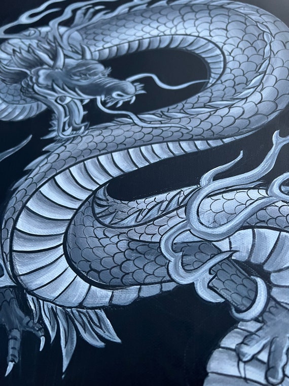Chinese dragon art - Etsy 日本