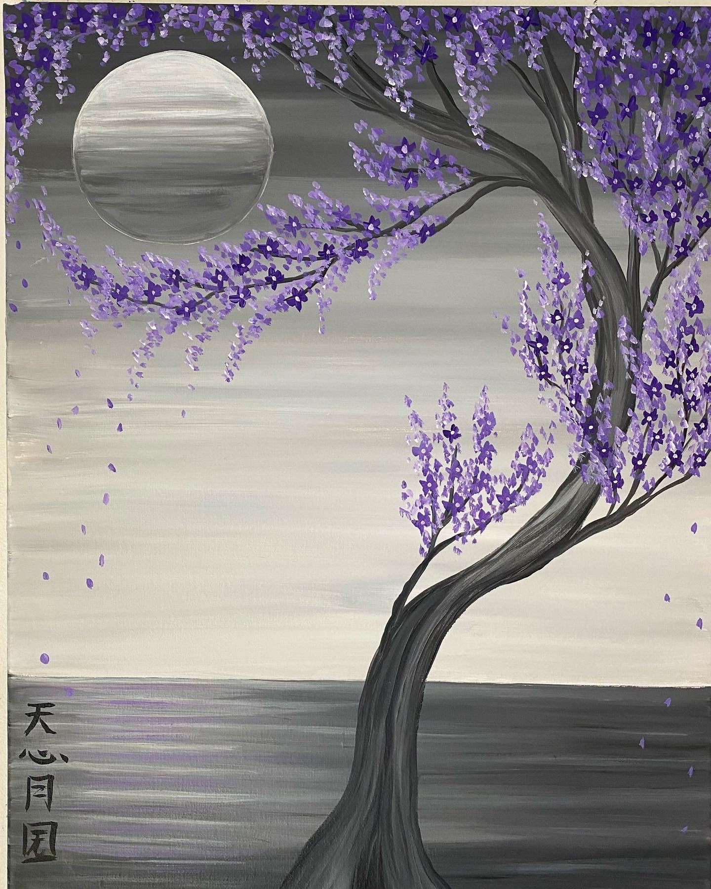 Purple cherry blossom deals