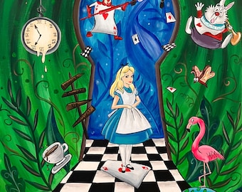 てぃんくる 版画 BLUECIELO IN WONDERLAND てぃんくる 版画 BLUECIELO