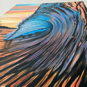 Surf wave painting image 4