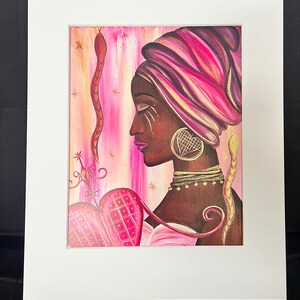 Eruzilie Freda artwork 1-x14 matted print inches