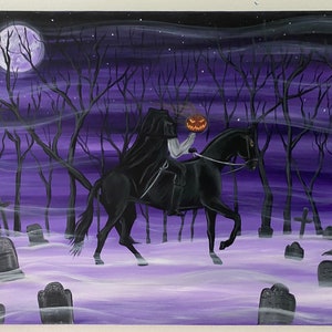 Headless Horseman painting