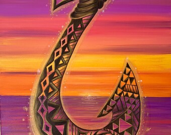 Hawaiian Fish Hook art