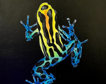 poison dart frog painting