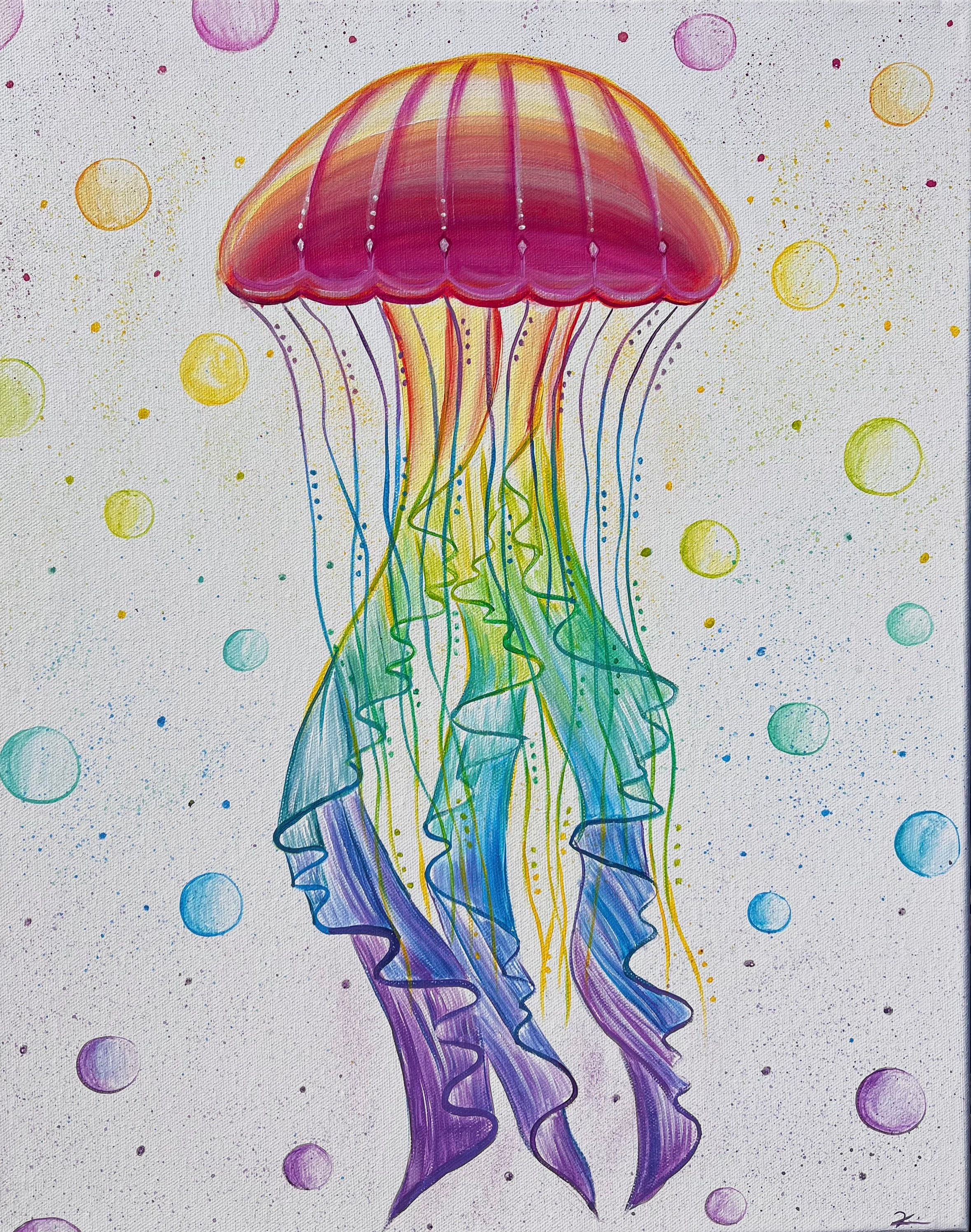 h*i様 iroca ミズクラゲ jellyfish rainbow リバーシブ クラゲ ボールチェーンマスコット – ネイチャーテクニカラー公式